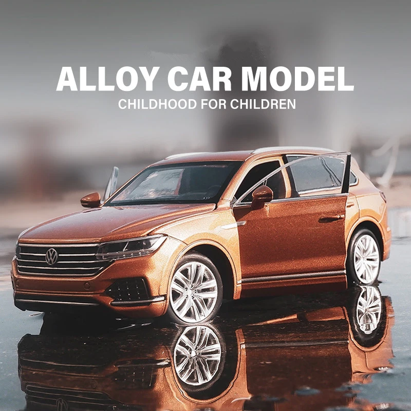 Out of print 1:32 Volkswagen Touareg SUV Alloy Car Model Diecasts Metal Toy Vehicles Model Simulation Pull Back Collection Gift