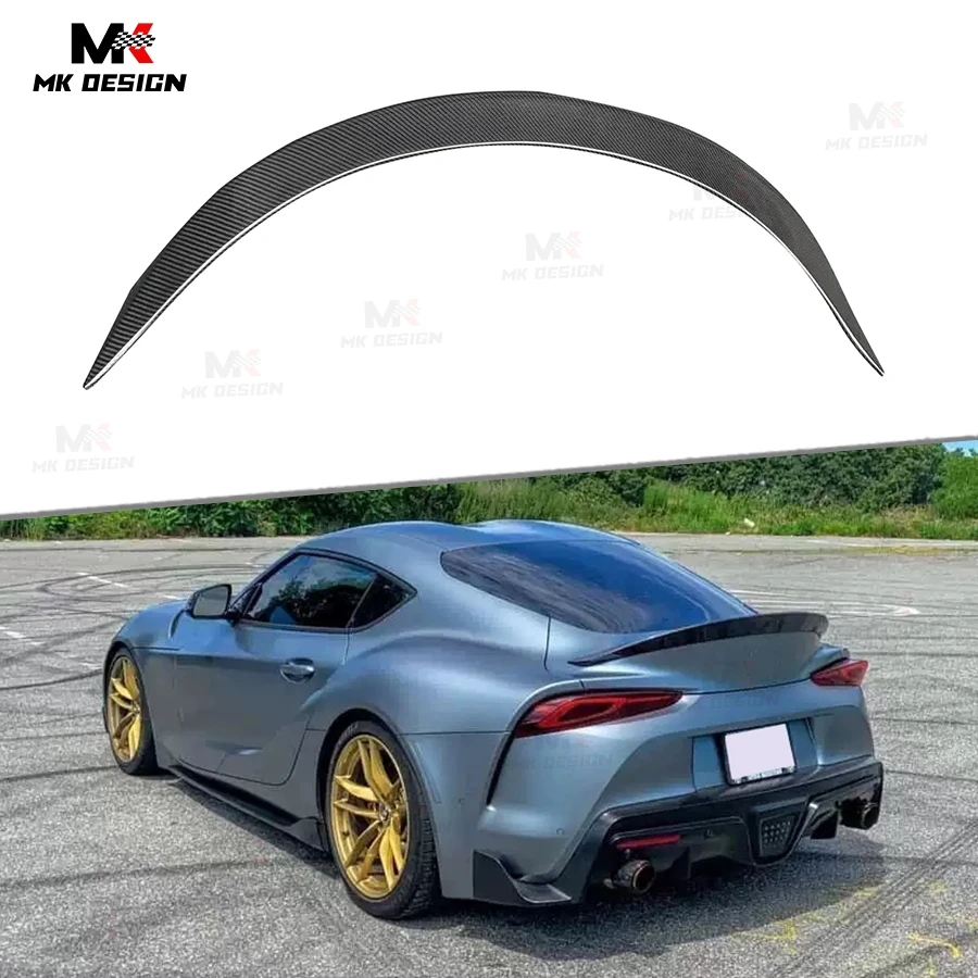 Carbon Fiber AG Style Rear Trunk Lip Spoiler for Toyota Supra GR A90 A91 MK5 2019+ Rear Boot Lip Spoiler Wing Car Styling