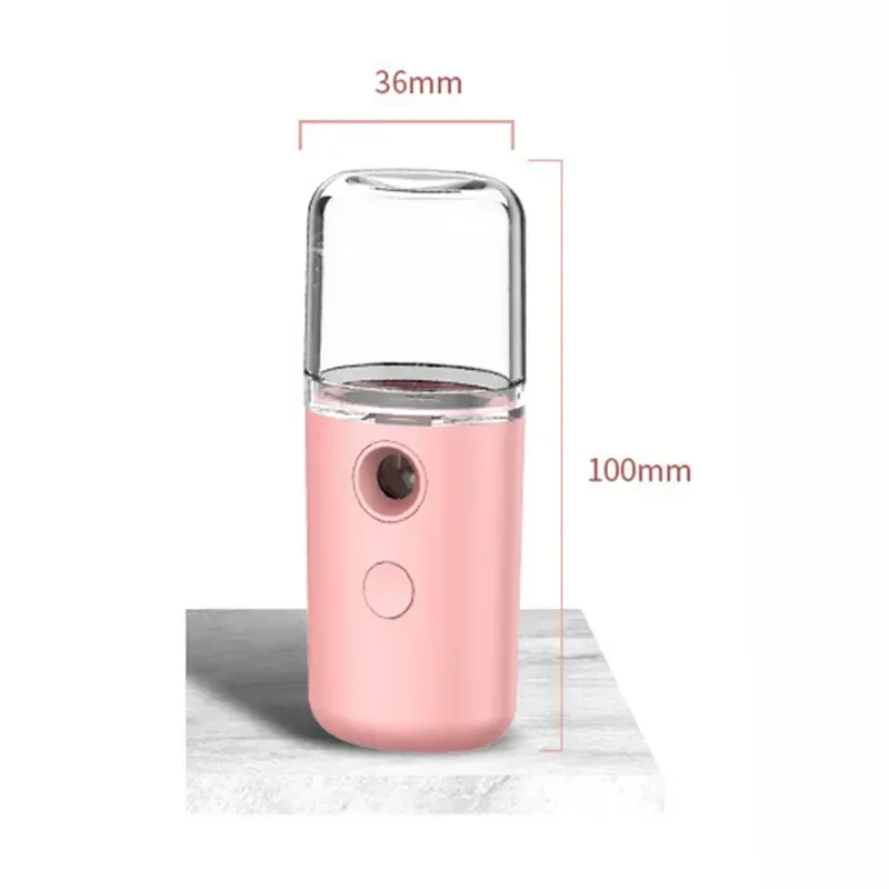 Nano Facial Hydrator Sprayer Face Steamer Nebulizer Home Travel Use Mini Rechargeable Humidifier Women Beauty Device Skin Care