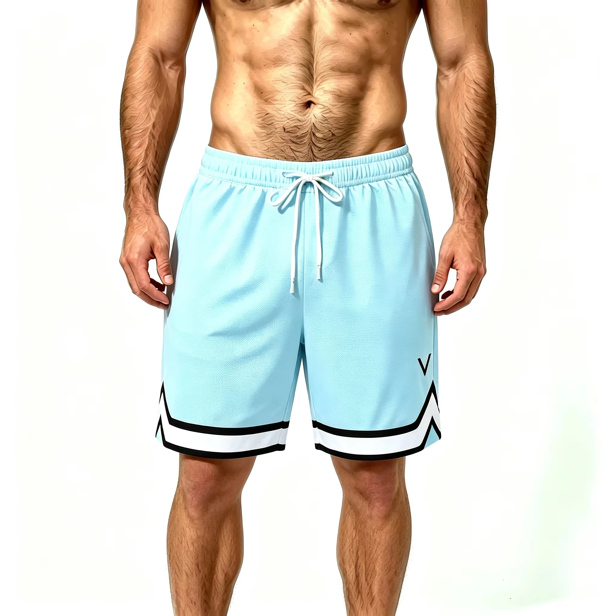 Summer Fashion Running Basketball Shorts Men High Quality Elastic Waist Shorts Multicolor Sport Training Shorts Adult Streetwear
