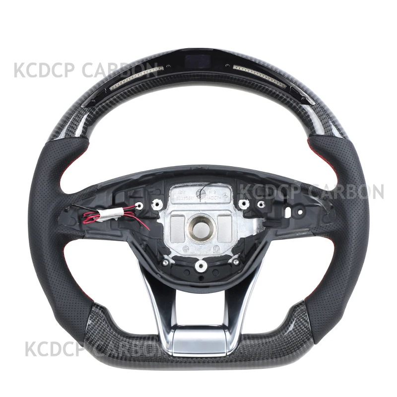 

Carbon fiber steering wheel customization wholesale suitable for Benz 2015-2018 w205 A45 E63 S63 W204 G63 model steering wheel