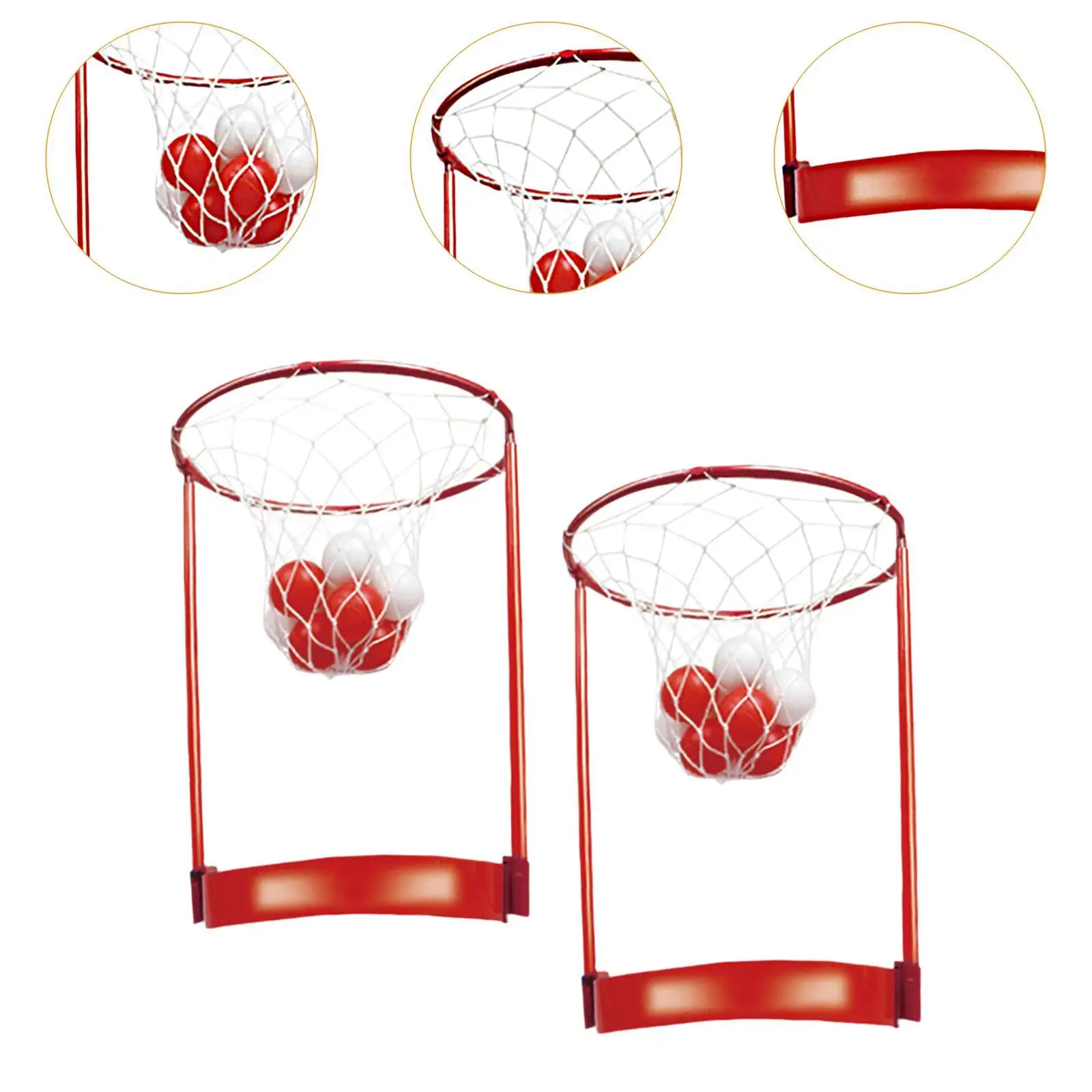 ヘッドフープ バスケットボール パーティー ゲームセット ボール20個付き 手と目のコーディネーション バスケットゲーム 男の子 女の子 屋内 屋外用