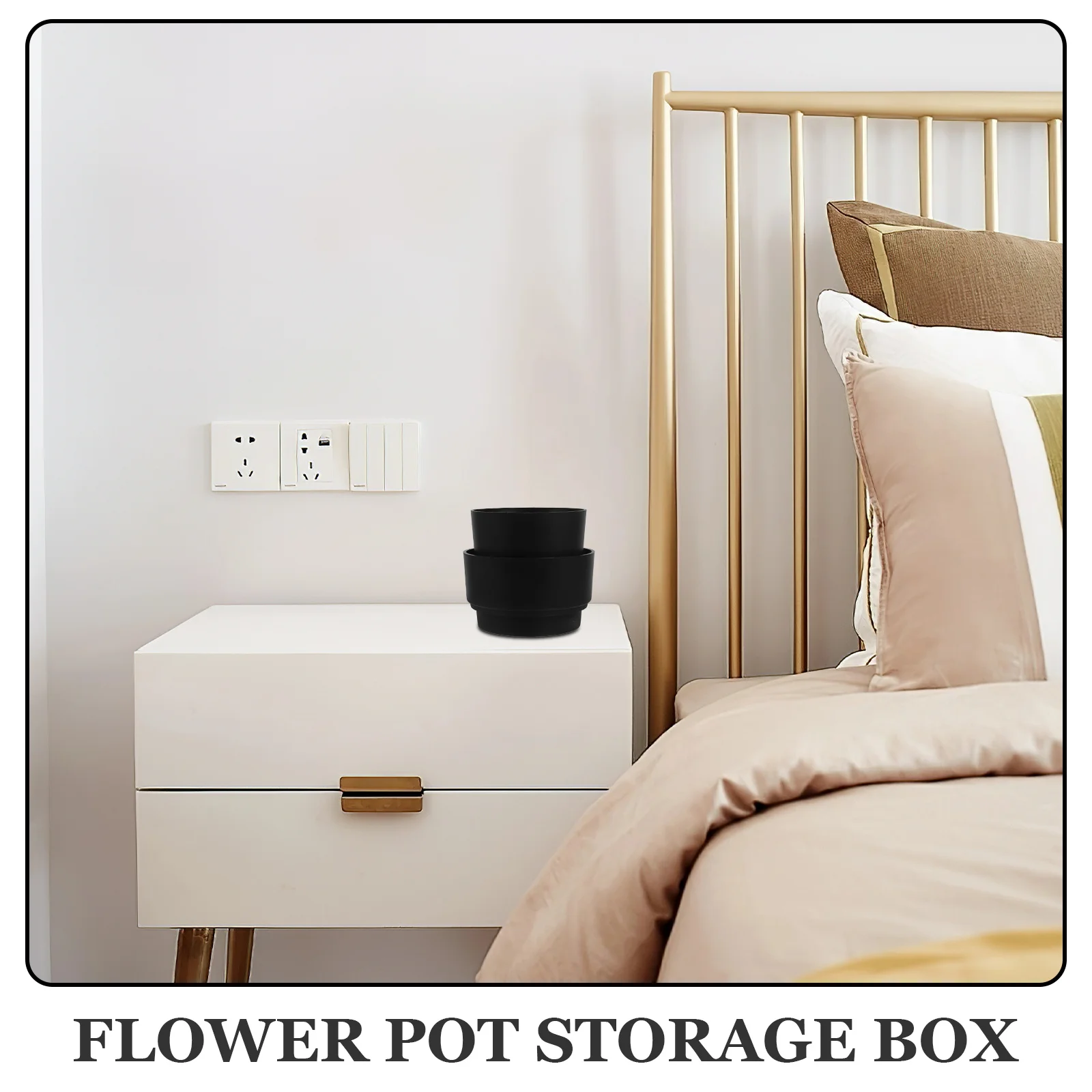 صندوق تخزين مخفي زهور بلاستيكية تصميم حاوية عملة نقدية ديكور زهور مزيفة سلة تخزين دعامة مزحة #1