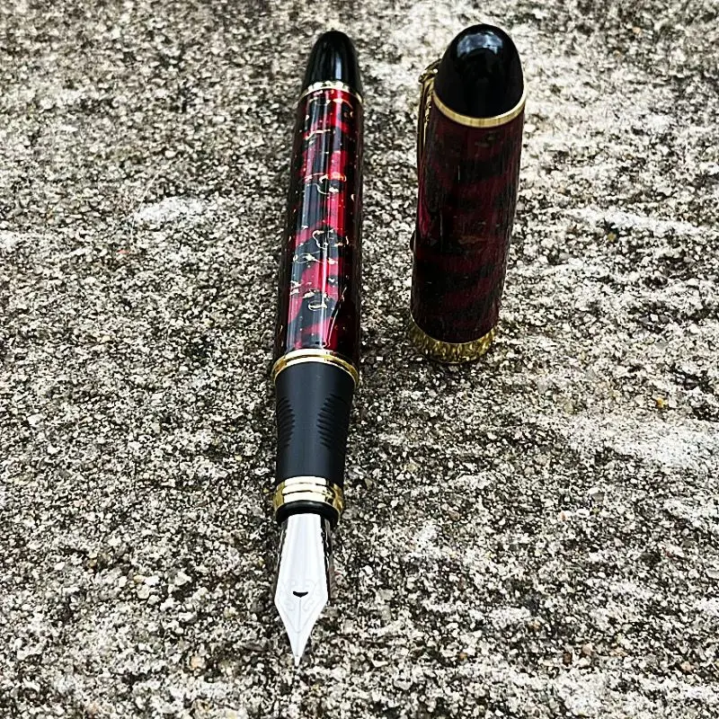 

JINHAO Long Knife Research Fountian Pen Pure No.6 Nibs 1.0mm 3.0mm Practice Calligraphy Pen Ideal for Beginners & Professionals