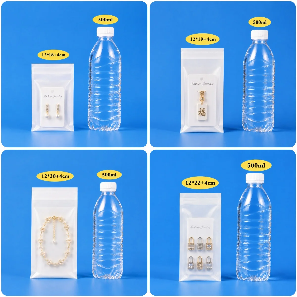 Umweltfreundliche, biologisch abbaubare Glasin-Papiertüten, halbtransparente Tasche, selbstklebende Umschläge, für Datenkabel, Kleidung, Accessoires – Detail 7