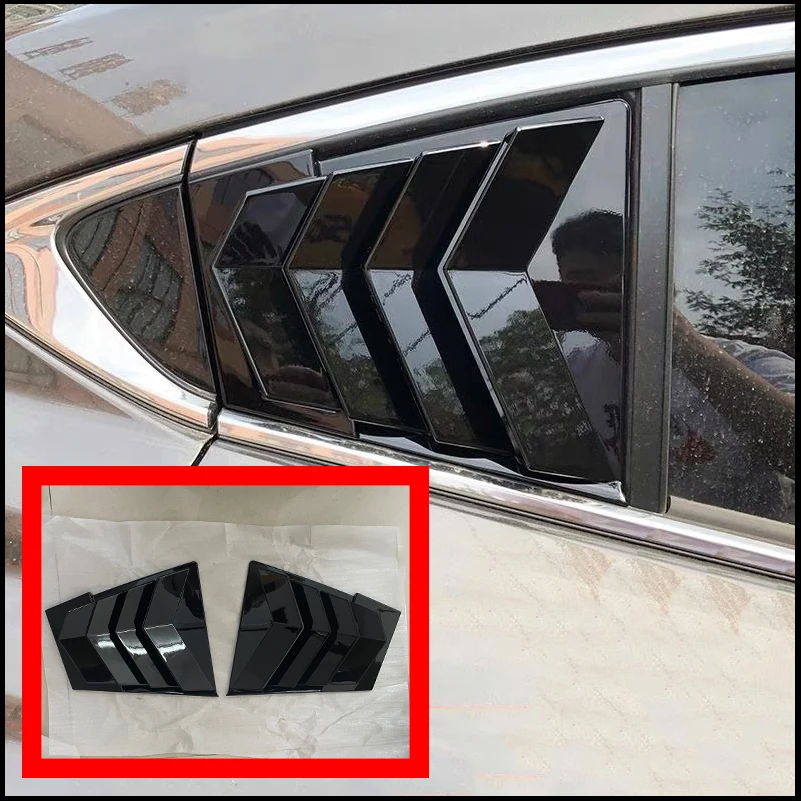 

Car styling For MAZDA 6 Sedan 2014-2022 Window Louver Shutter Cover Trim Decorative Frame Vent Auto Accessories