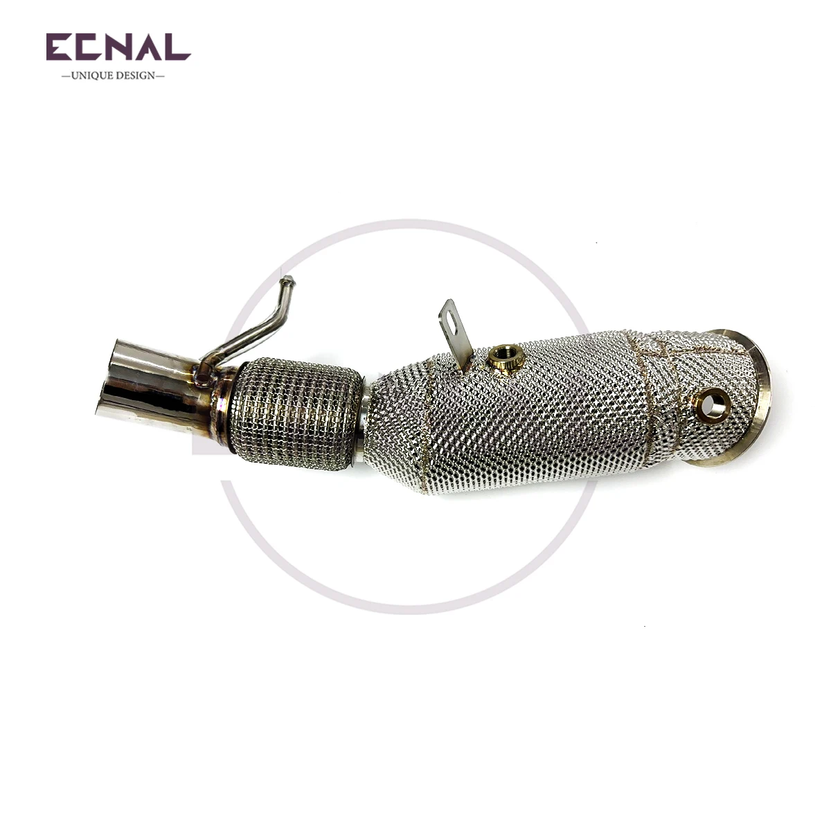 

Ecnal Exhaust Downpipe with Catalytic Converter SS304 Car Sport Exhaust Pipe for BMW F30 F31 F34 320 328 330 N20 2.0T