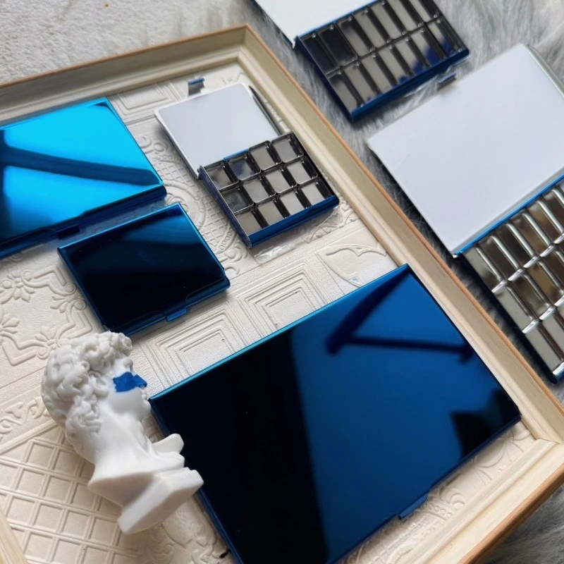 جوهرة زرقاء رقيقة جدا TN صندوق ألوان مائية السفر المحمولة لوحة الصباغ صندوق ألوان مائية الصباغ حزمة صندوق مغناطيسي لوازم الفن