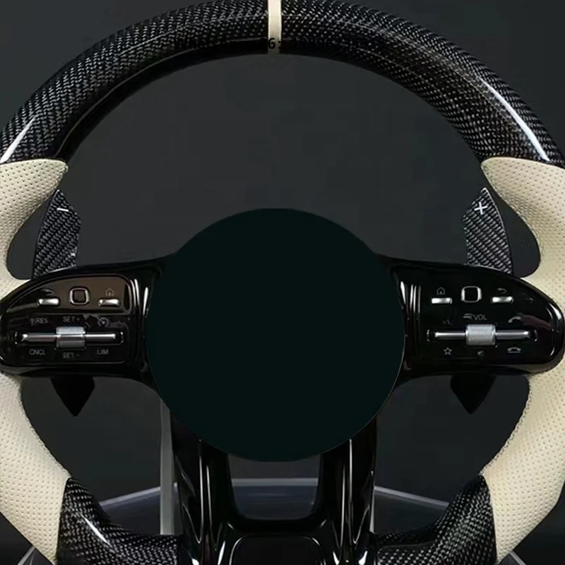 Race Car Parts Carbon Steering Wheel Gaming Steering Wheel Stand Gamer Steering Wheel for C Class