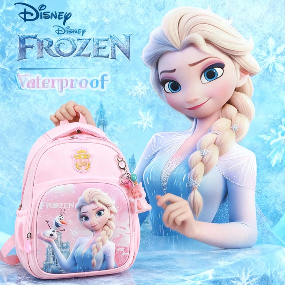 

Disney Frozen Elsa Kids Backpack Lightweight Kindergarten School Bag for Girls Double Shoulder Cute Cartoon Backpack for Toddler