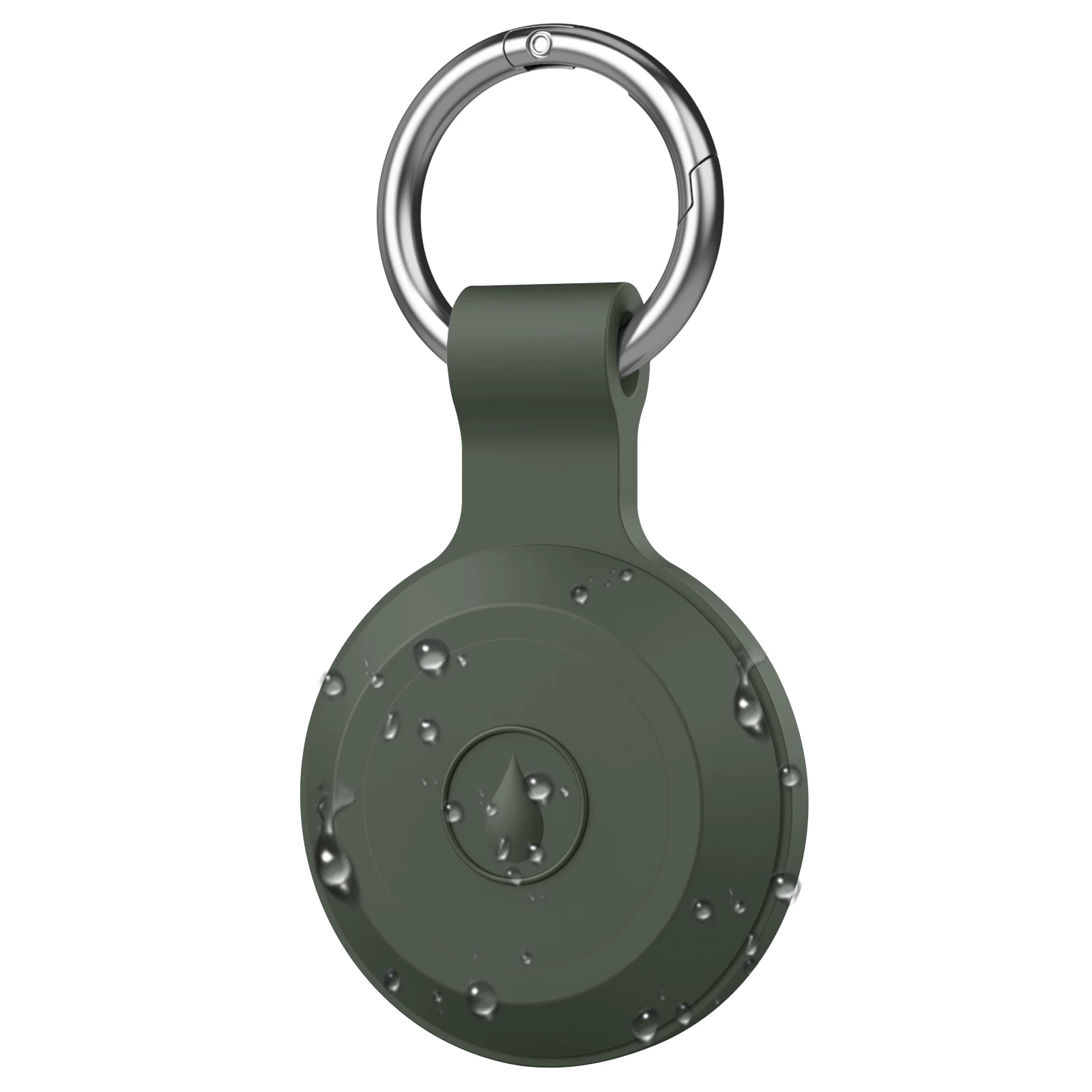 Siliconen hoesje voor Apple Airtag Cover 360 °   Waterdichte hond kat halsband GPS Finder beschermhoezen voor Apple Air Tag Shell sleutelhanger