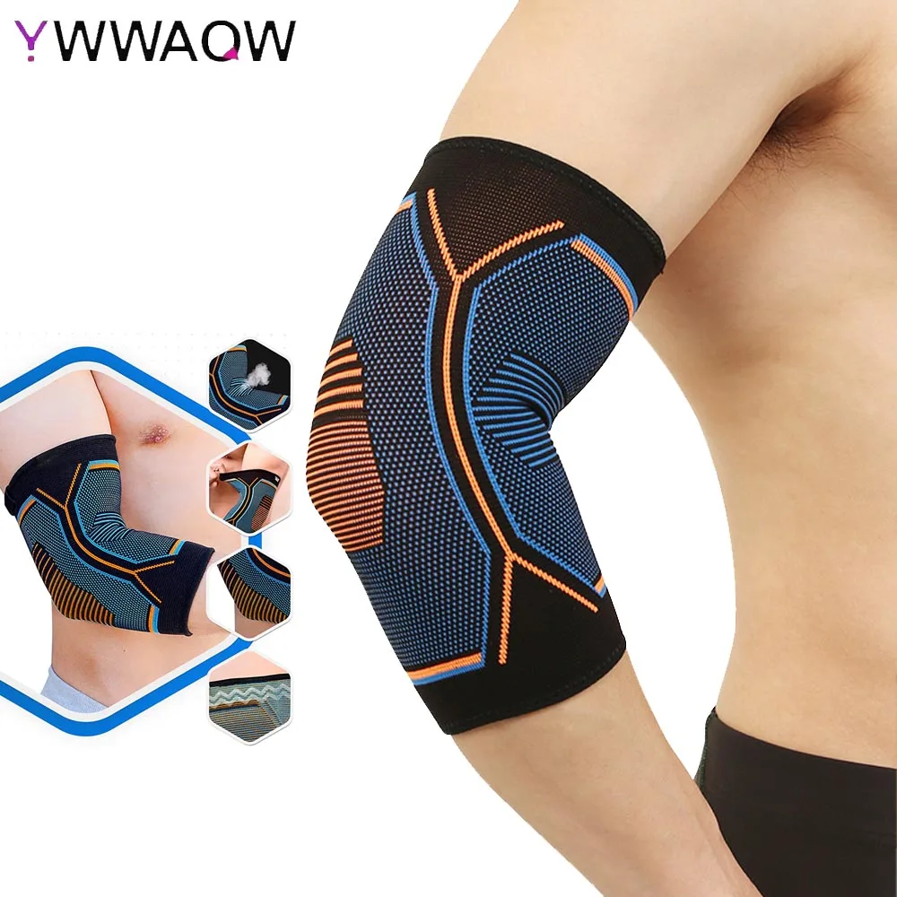 

1Pcs Fitness Elbow Brace Compression Support Sleeve for Tendonitis,Tennis Elbow,Golf Elbow Treatment - Reduce Joint Pain