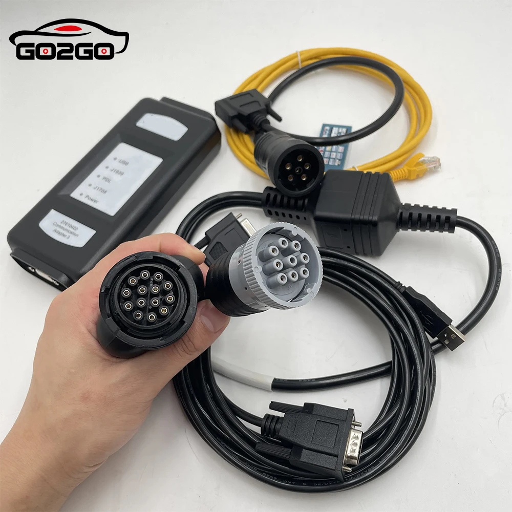 For Perkins Excavator Truck Boat 27610402 27610401 Communication Adapter 3EST Diagnostic Tool Scanner with Software 2021B