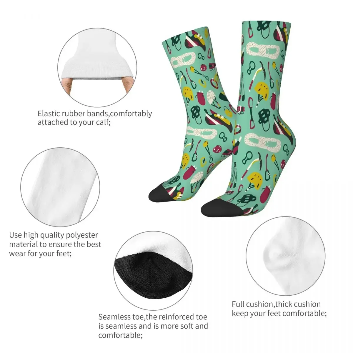 Rock Climb Socks Male Mens Women Autumn Stockings Harajuku image 6