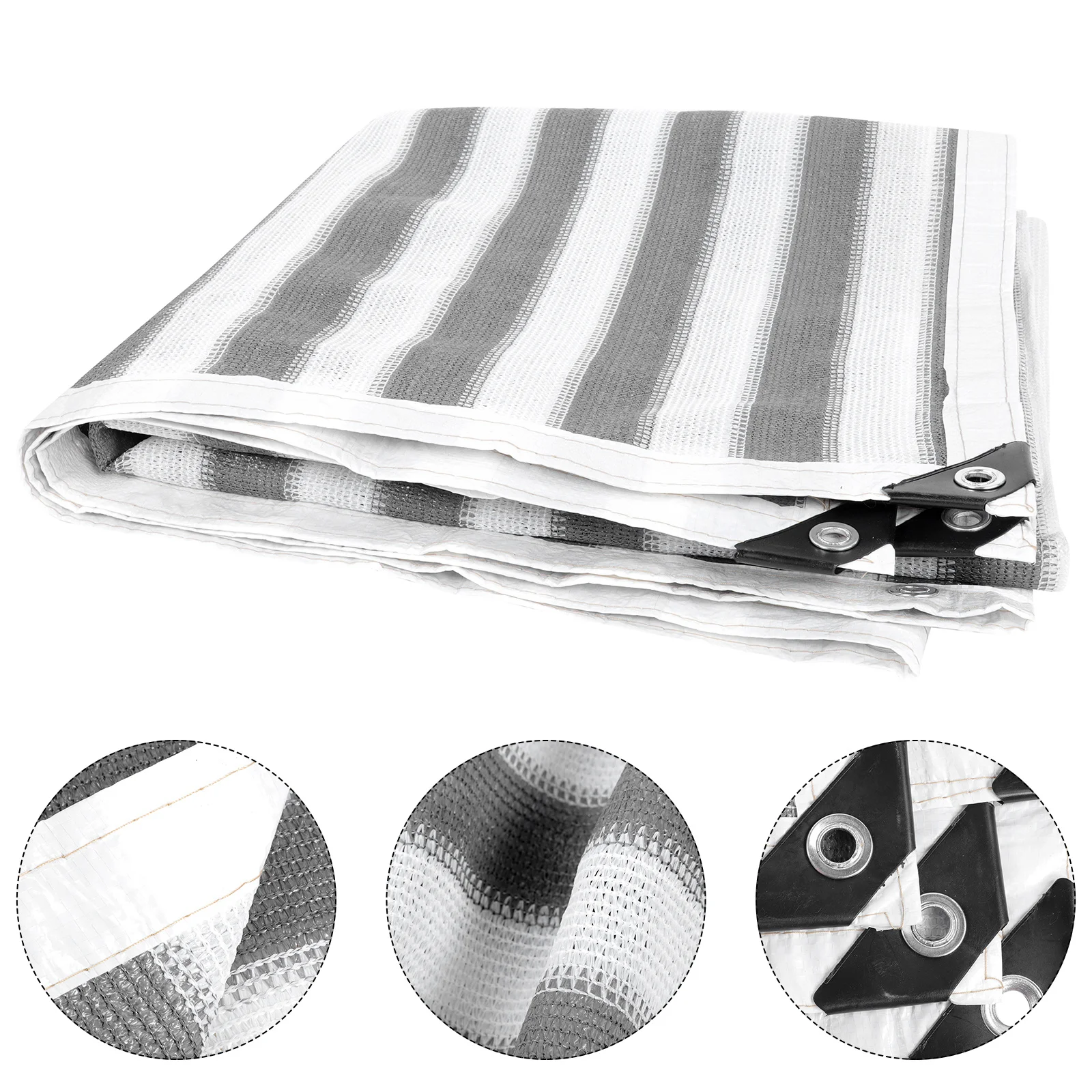 

Sunscreen Net Curtains Durable PE Material Balcony Protection Outdoor Sunshade Cloth Anti UV Flexible