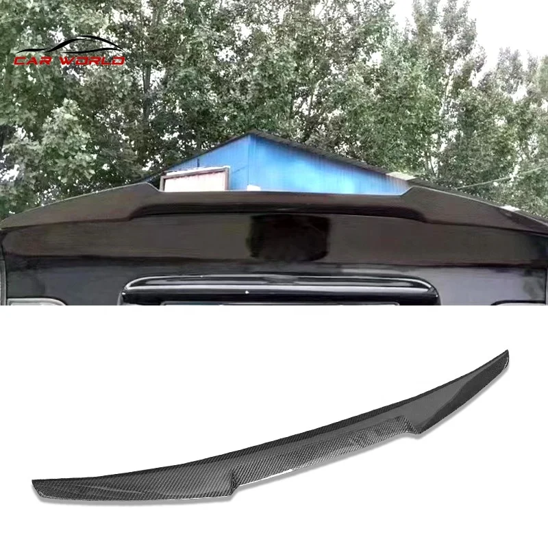 Rear Spoiler For BMW 3 Series E46 1998-2004 Couper 4Door Carbon Fiber Body Kit Decoration Fixed Tail Wing Back Trunk Auto Parts