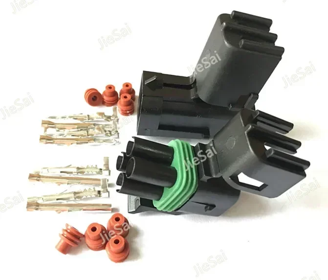 4 Pin 12015798 12015024 Female Male Weather Pack Electrical Wire 2.5 Connector Socket Sealed Wiring Automotive Connector