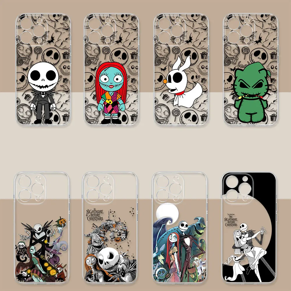 The Nightmare Before Christmas Case For Infinix Note 40PRO 30 30 12 Vip 12G96 11 10 Tecno Camon 30 20 19 Pova 6 5 PRO Cover Capa