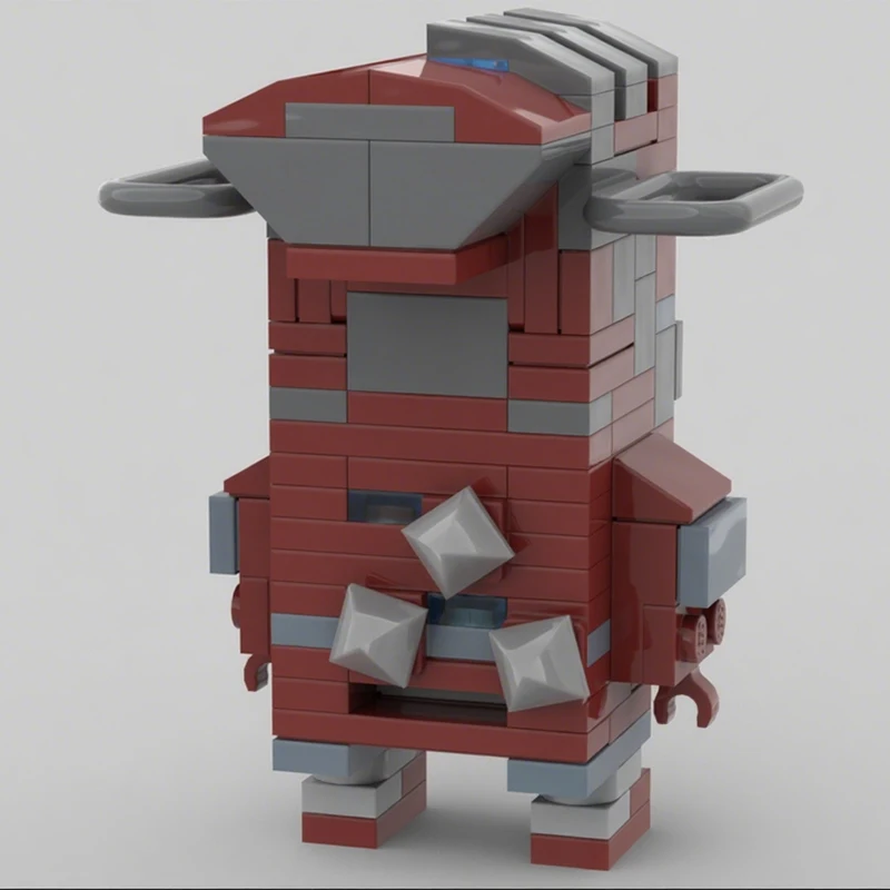 ตัวต่อ MOC Kullervo BrickHead Warframe Brickheadz จำนวน 156 ชิ้น ของเล่นตัวต่อเสริมสร้างทักษะด้านวิศวกรรม ของขวัญคริสต์มาส ของสะสม