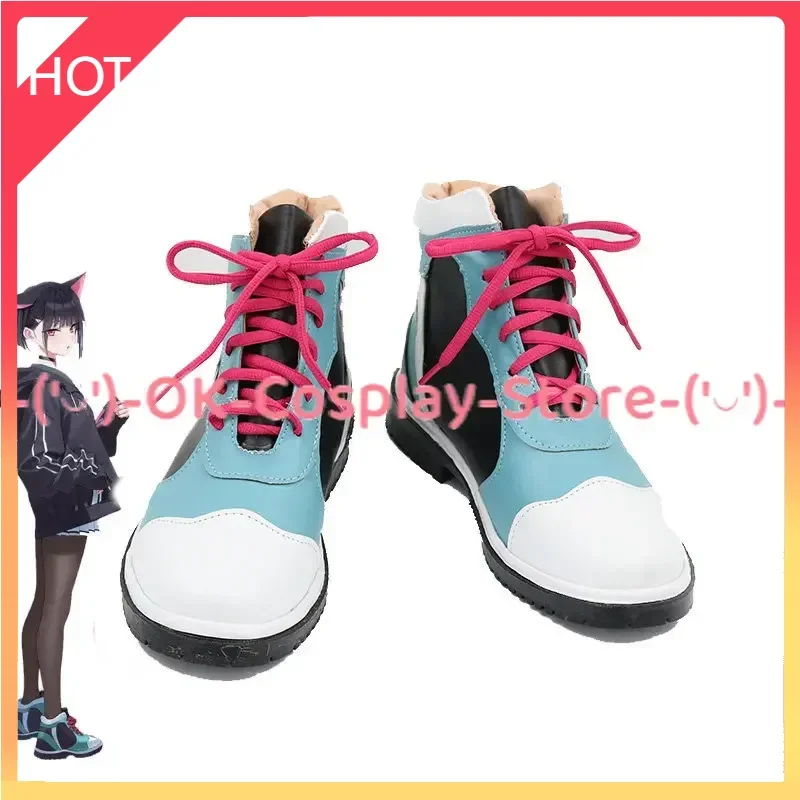 Zapatos de Cosplay de Kazusa, botas de Carnaval de Halloween, accesorios de Cosplay hechos a medida, Blue Archive