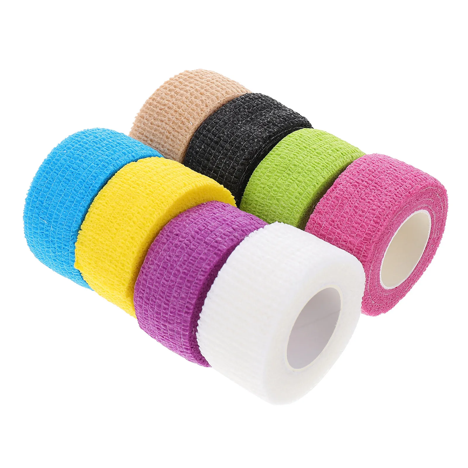 24 Rolls Skin-Friendly Stretchable Pet Bandages for Dog Cat Puppy Kitten Comfortable Lightweight Cuttable Portable Sports Injury