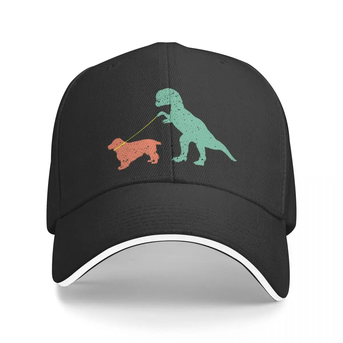 

funny cocker spaniel Dinosaur cute cocker spaniel dog lover Baseball Cap Luxury Hat Thermal Visor Men's Women's