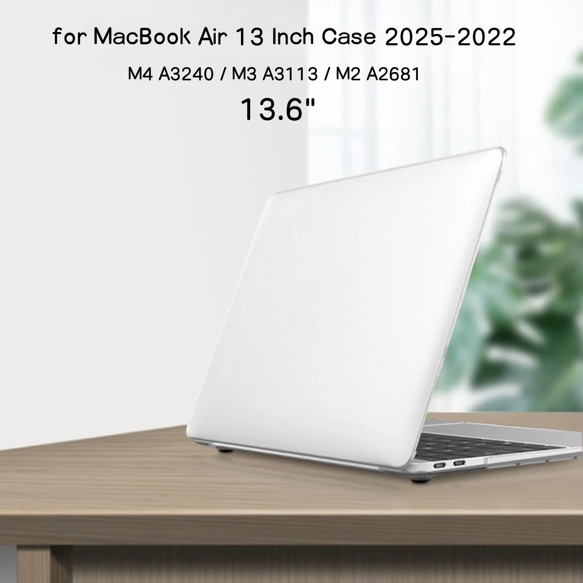 

Matte Hard Cover for MacBook Air 13.6 Inch Case Macbook Air 13 M4 M3 M2 2025-2022 A3240 A3113 A2681 Sturdy Protective Shell