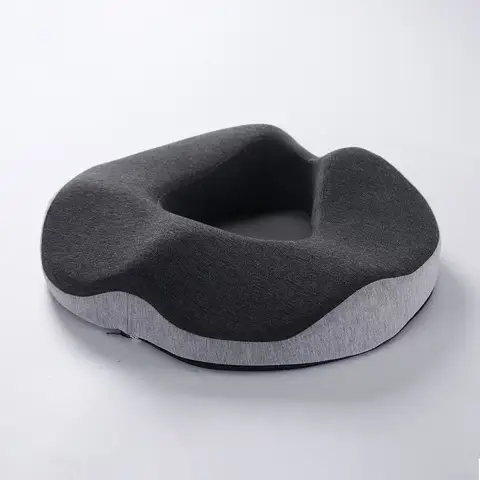 Memory Foam Seat Cushion Natural Latex Breathable Non-Slip Coccyx Support for Office Car Home