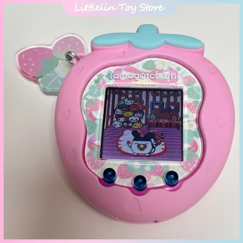 Original Angel & Spring Strawberry Series For Tamagotchi Uni Silicone Protective Case Electronic Pet Machine Accessories Gift