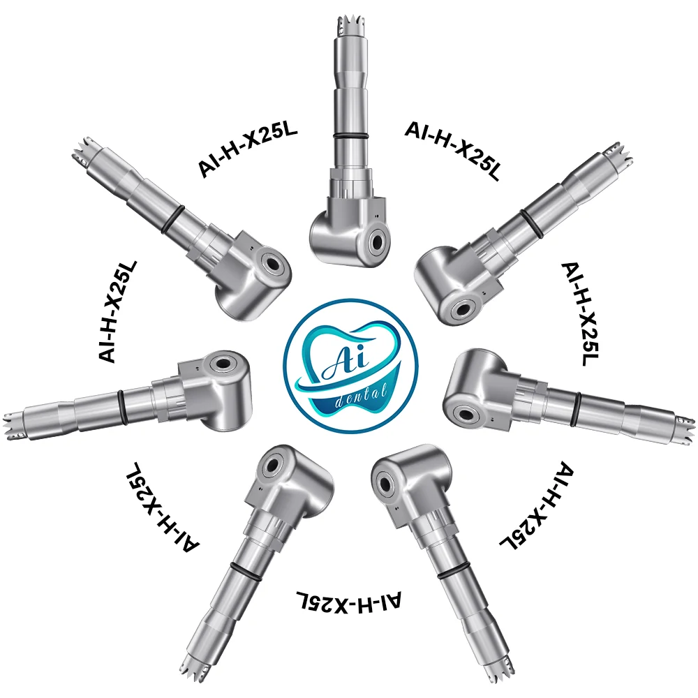 AI-H Dental Contra Angle Head Set Cartridge Rotor Middle Gear Head for ​Low Speed Handpiece Spare Part Suitable for All Models