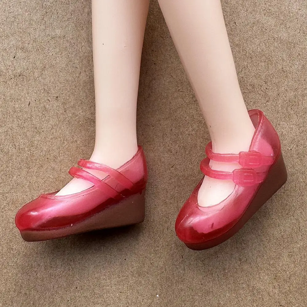 1/6 Maßstab Licca Puppenschuhe DIY High Heels & Flachsohlen Deko-Spielzeug für Puppenzubehör – Detail 3