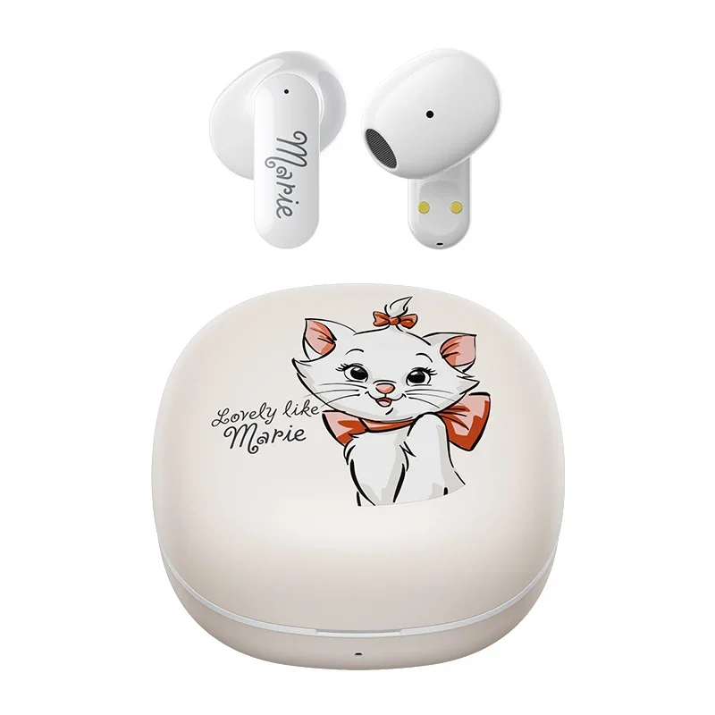 Disney QS-T23 Earphones Bluetooth 5.4 Wireless Donald Duck Headset Noise Reduction Sport Gaming Earbuds with Mic Cute Headphone