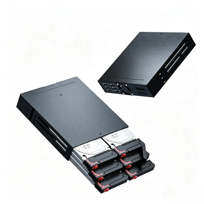4-6-bay-25-inch-sata-hdd-ssd-hot-swap-mobile-rack-hard-drive-enclosure-for-pc-525-inch-optical-drive-bay-internal-storage-tray