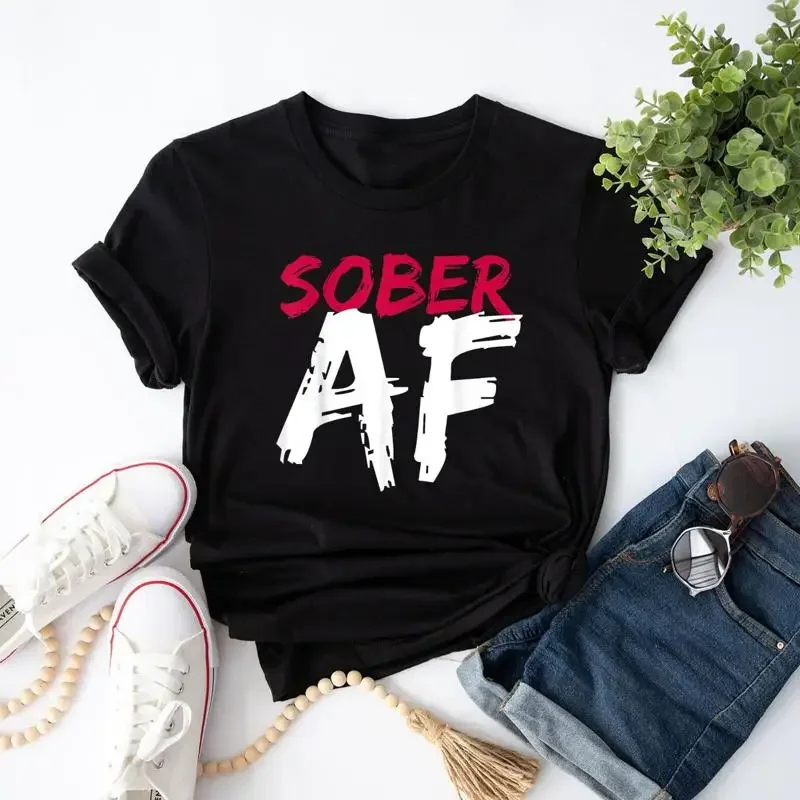 Sober Af Sobriety S T Shirt