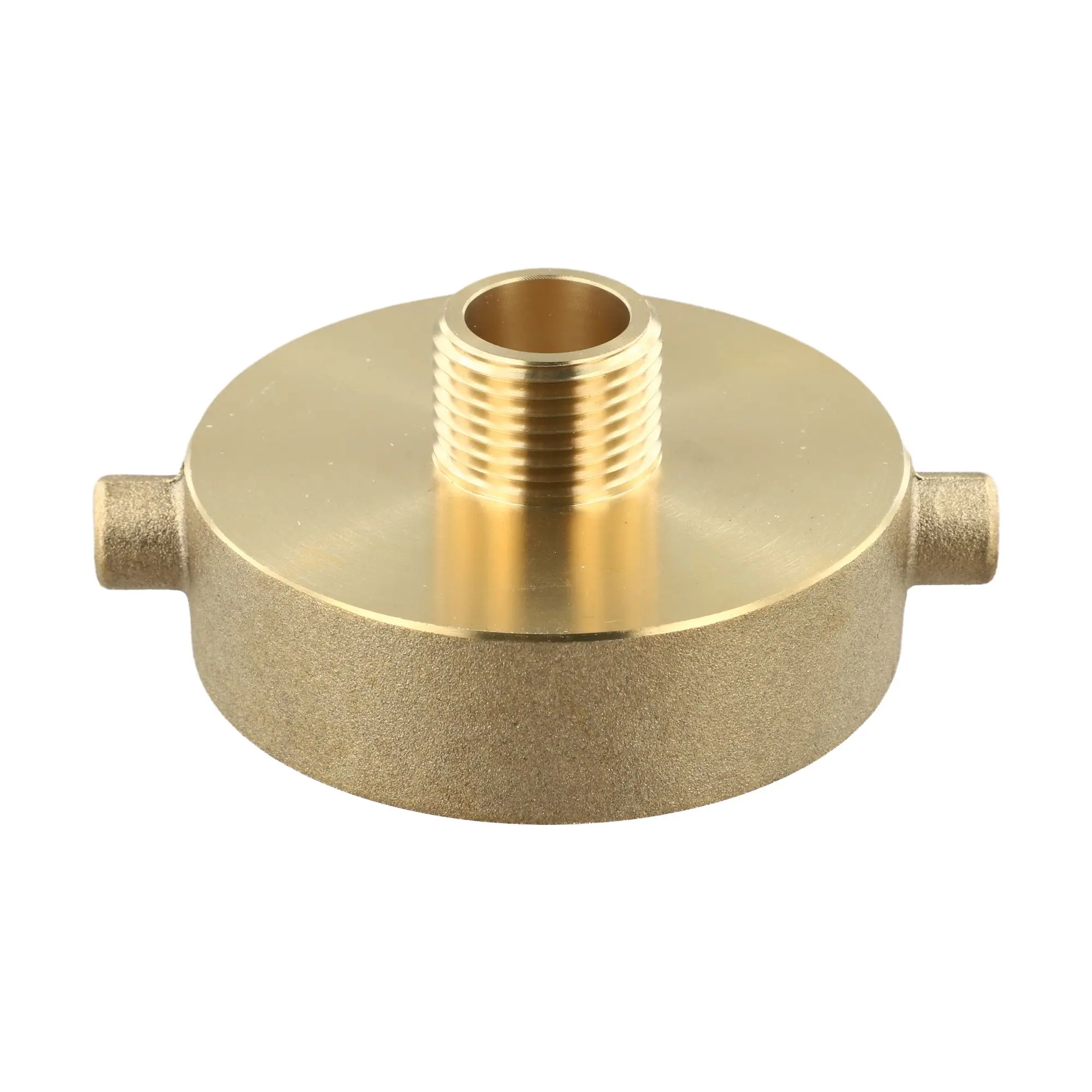 Brass Hose Adapter NST Female Fitting 2-1 2 NH Female X 3 4 GHT Male Fire Hose Adapter Municipal Facilities Quick Connect Design - view 4
