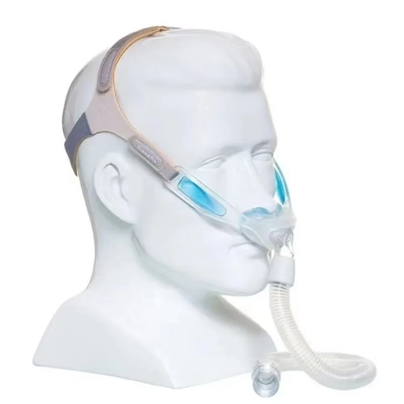 Breathing Face Hood with Silicone Pillow, Sleep CPAP Headband