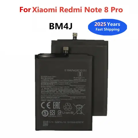 2025 år 4500mAh BM4J-batteri för Xiaomi Redmi Note 8 Pro Note8 Pro 8pro högkvalitativt ersättningsbatteri för telefon 6 best sales bateria nohon xiaomi redmi note - №5