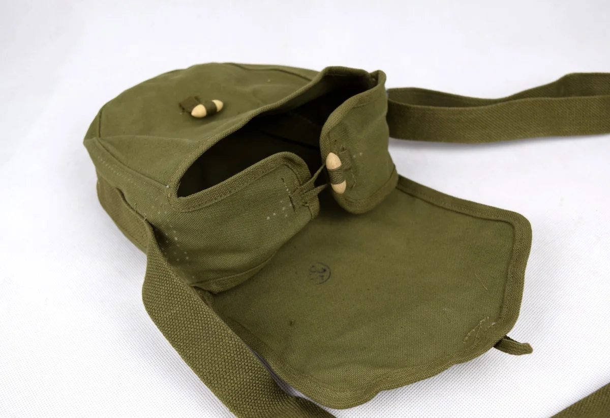 Vietnam War Period Surplus Chinese Army Type 56 Drum Mag Pouch Mag