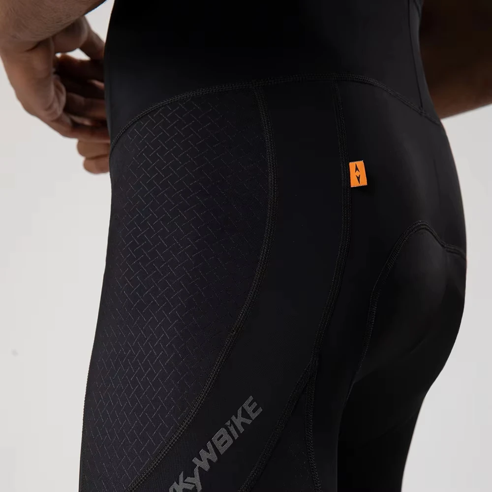 YKYWBIKE Herren Radsport-Latzhose, lange Hose für Frühling und Herbst, MTB-Fahrradhose, Pro-Team-Rennradhose 15‑25 ℃ 7 Stunden Langstreckenfahrt – Detail 11