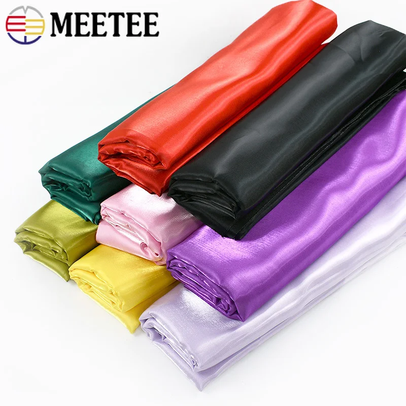 

45/90/135*145cm Water Satin Fabric Evening Dress Glossy Cloth Silky Soft Fabrics for Sewing Skirt Pants Handmade Crafts Supplies