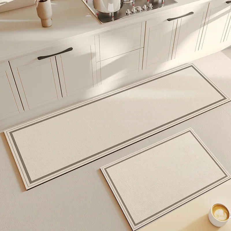 Hot sell minimalist diatomaceous earth mat for household kitchen floor mat, long non slip foot mat