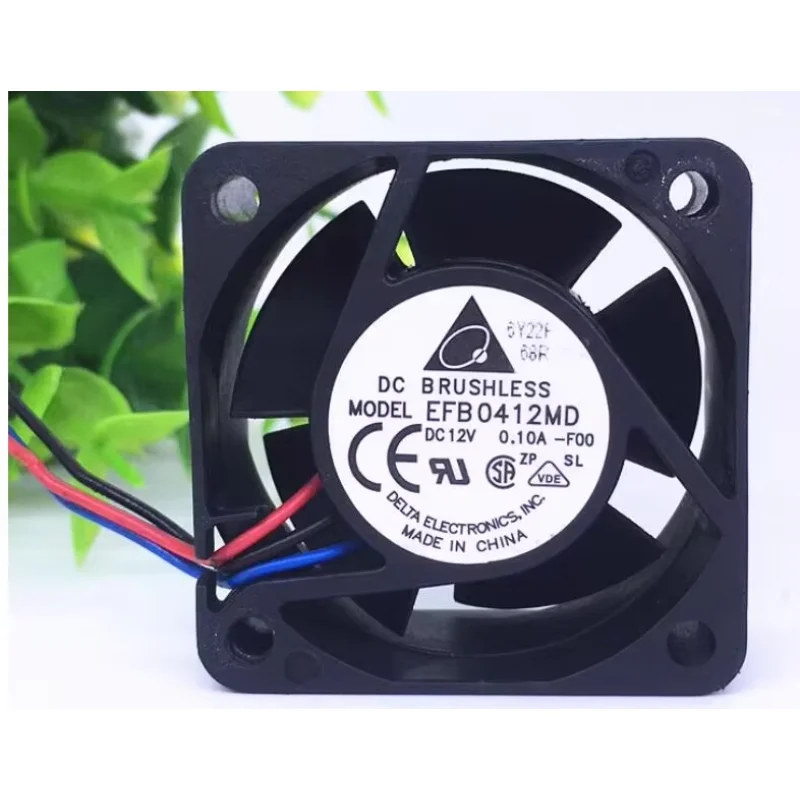 

Delta Electronics EFB0412MD F00 DC 12V 0.10A 40x40x20mm 3-Wire Server Cooling Fan