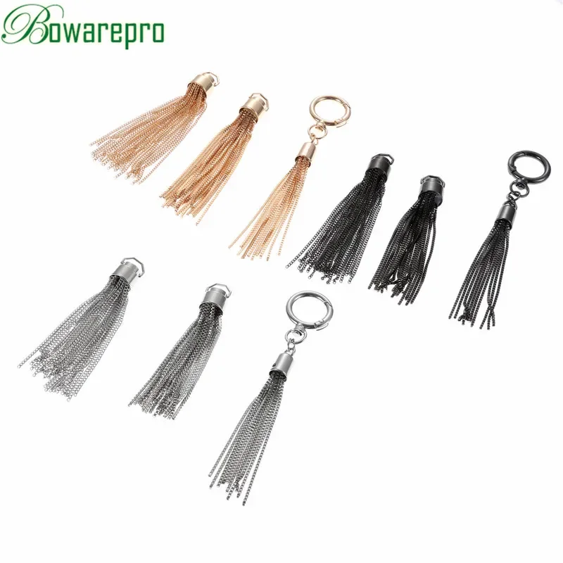 bowarepro Metal Cap Tassel Jewelry Curtain Garments Decorative Accessories DIY Key Cell Phone Bag Fringe Trim Tassels Pendant *1