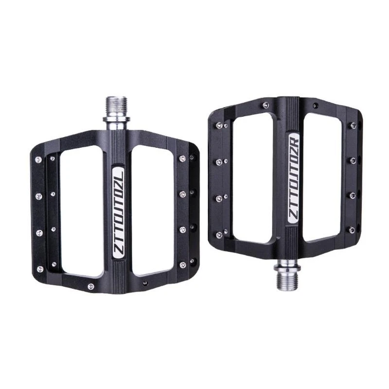 U1JC 2 Pcs Mountain Bike JT02 Pedals Alloy Bearing Non-slip Pedal Strong MTB Anti-skid Pins Bike Repair Parts