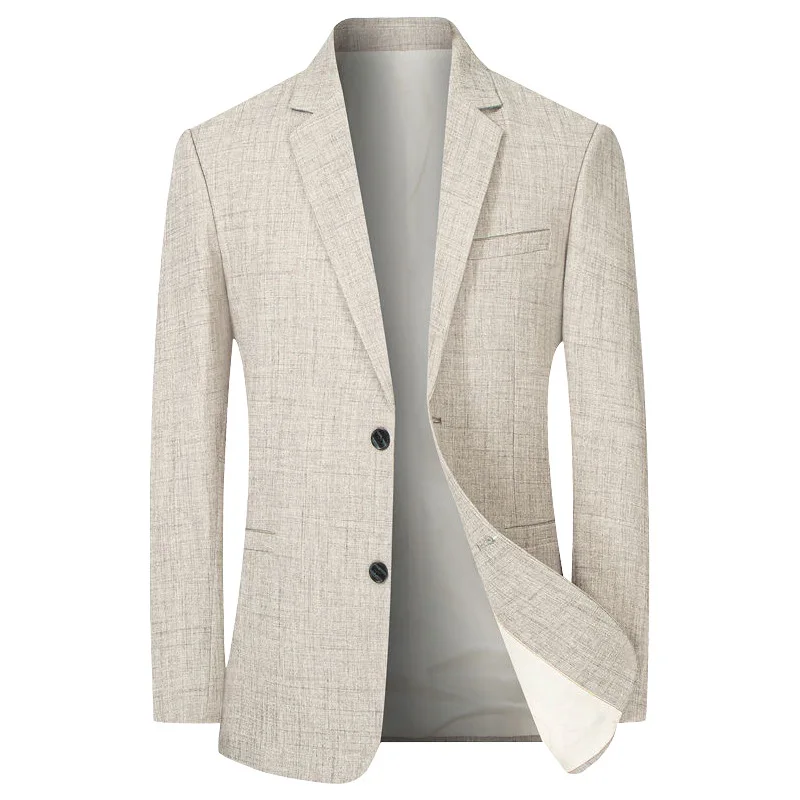 Blazers de traje para hombre, chaquetas informales de negocios, abrigos de diseñador, ropa Formal de primavera y otoño, chaquetas ajustadas, talla