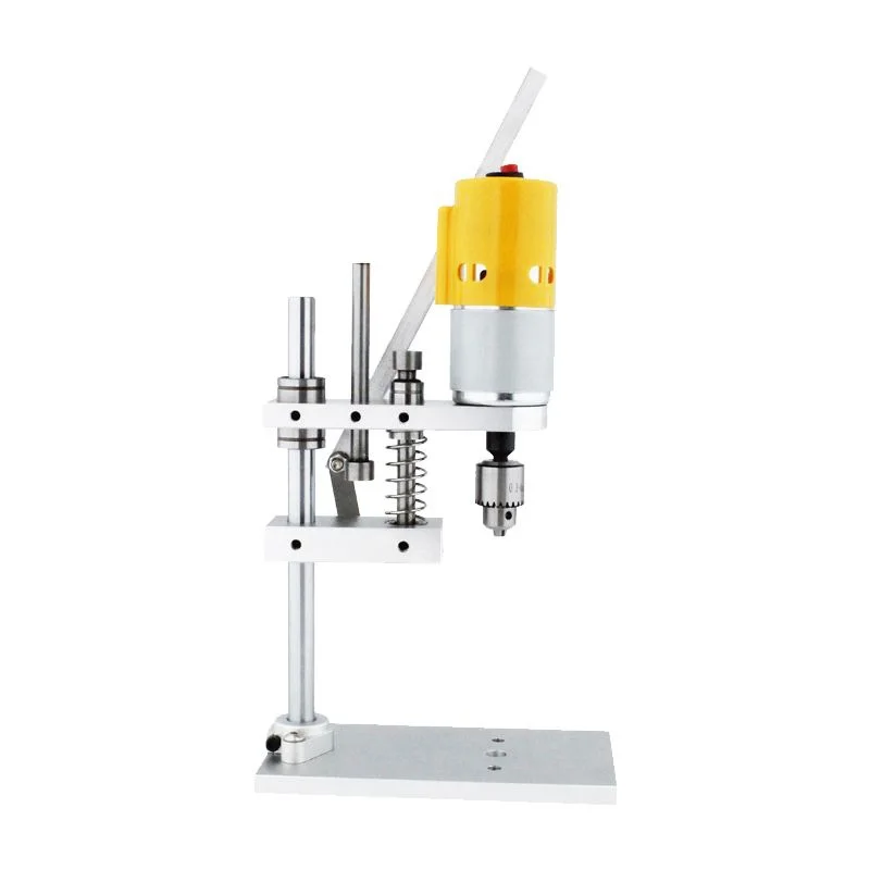 

DIY Small Mini Bench Drill Desktop Drilling Machine DC Chuck High-precision High-speed Table