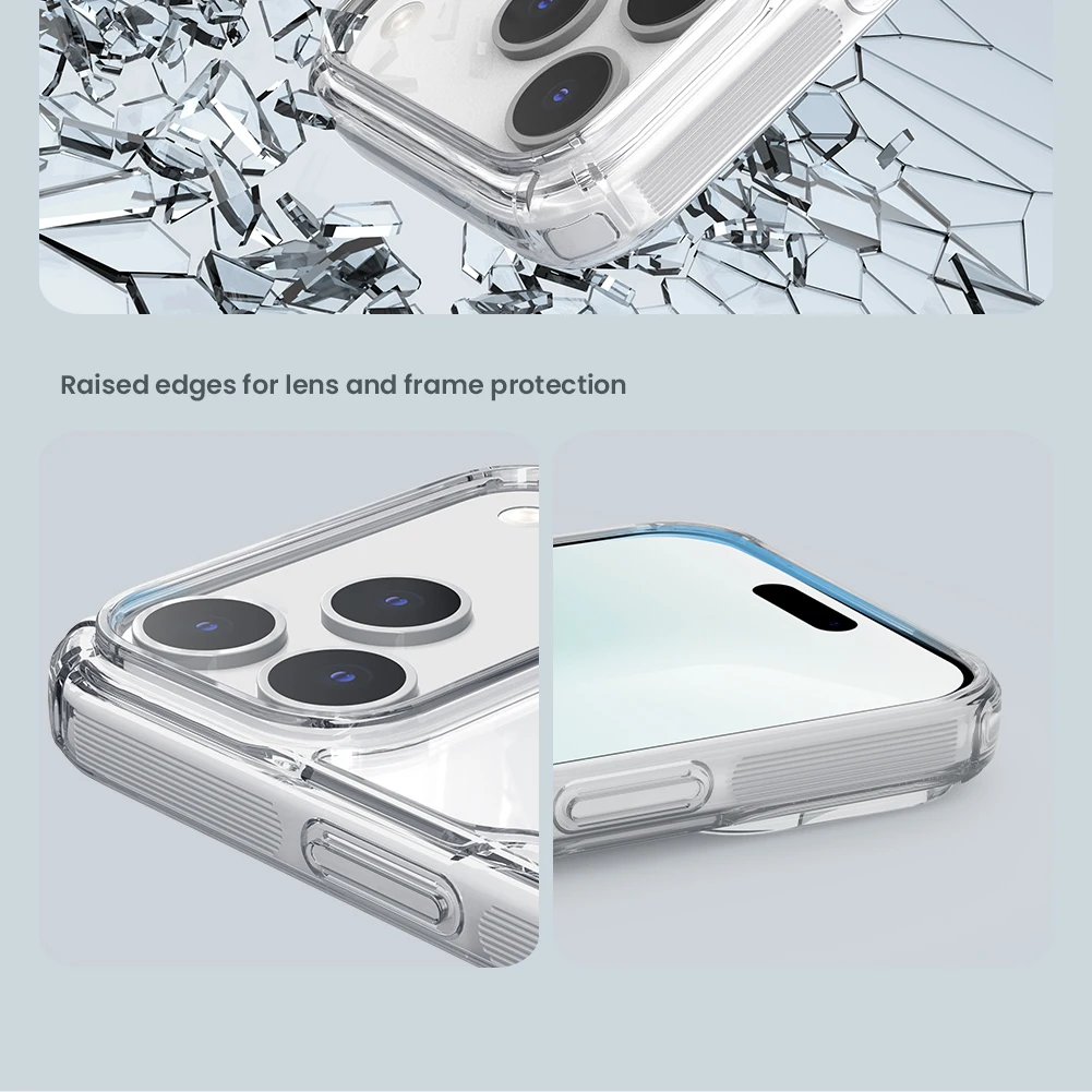 NILLKIN Schutzhülle für iPhone 18 Pro MAX, Nature Pro, passgenaue Hülle, transparente Schutzhülle für iPhone 17 Pro Max/18 Pro Max – Detail 8
