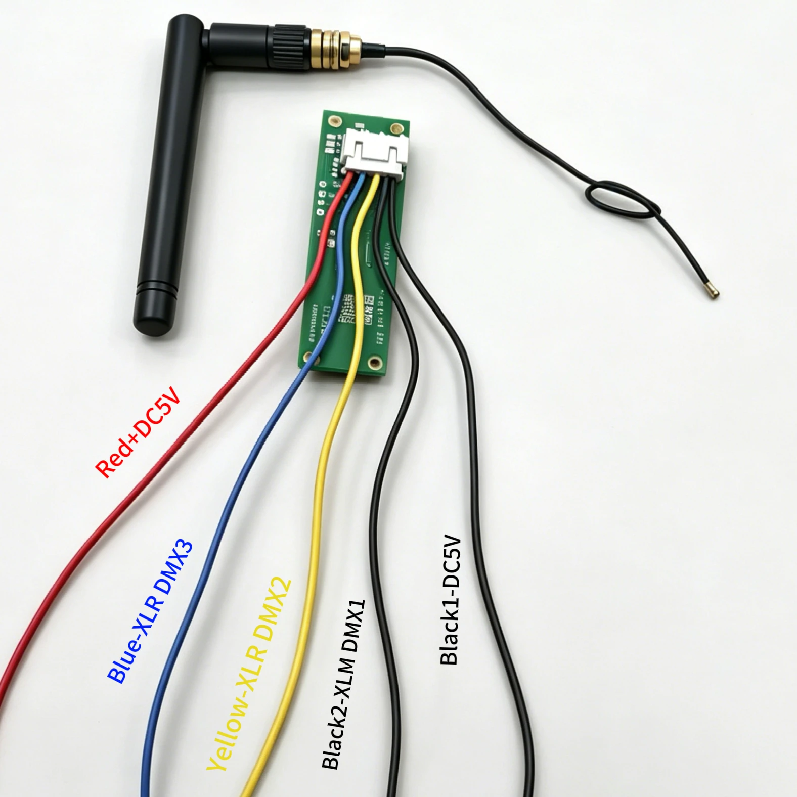 2.4G Ism Dmx 512 Draadloze Controller Pcb Module 2 In 1 Zender Ontvanger Voor Podium Light Ingebouwde Draadloze Diy 485ee