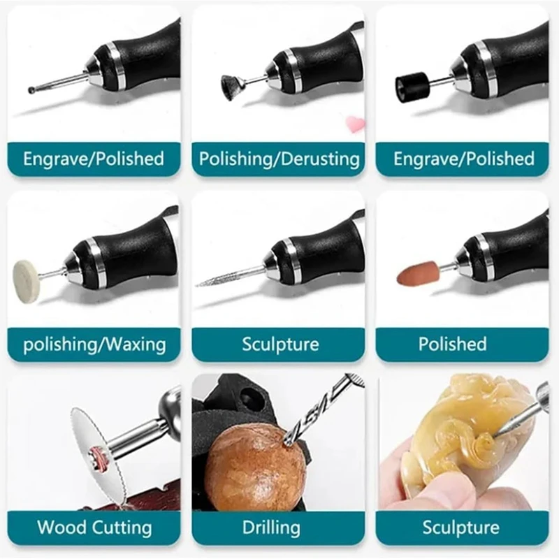 Engraving Pen, Engraving Pen For Metal, Wood, Glass And Plastic, Professional Engraving Pen Kit Engraving Tool