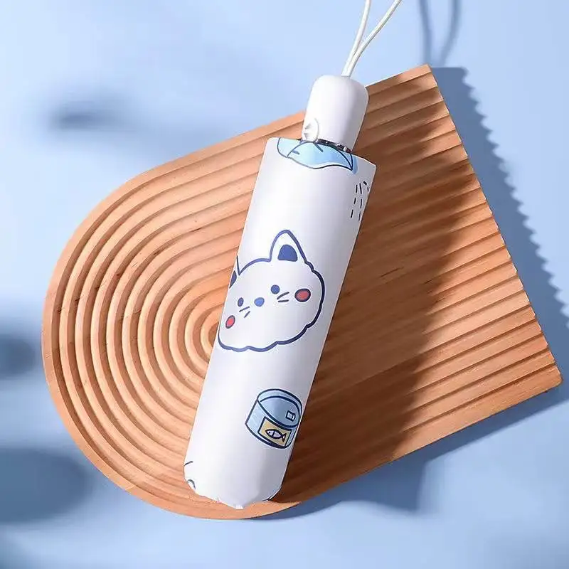 

Ultra-Light Auatic Sunade Umbrella for Women Portable Foldable Uv Protection Sun Protection Faionable Home Use